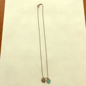 Tiffany & Co. Mini Double Heart Tag Pendant